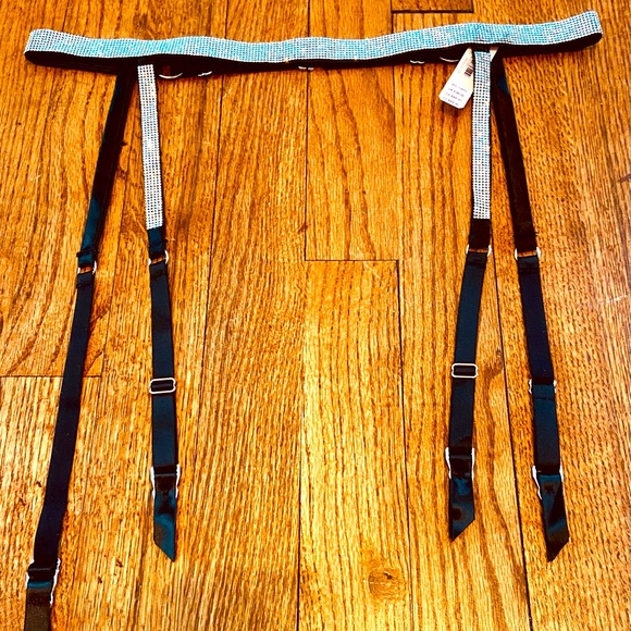 NWT Victoria’s Secret Shine Strap Garter Belt Size Small/Medium - Picture 1 of 3